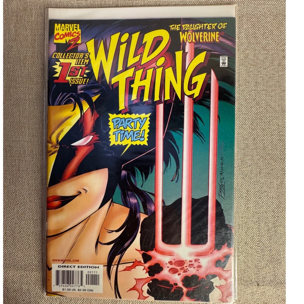 Wild Thing #1 (1999, Marvel MC2) Daughter of Wolverine Ron Lim Cover Direct